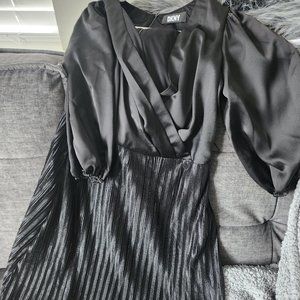 Exclusive DKNY Black Evening Dress + Shoes